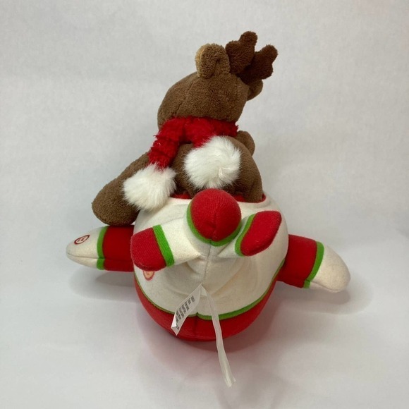 HALLMARK Rodney Reindeer Polar Parcel Service Airplane Sound Lights Motion Works - Picture 10 of 17